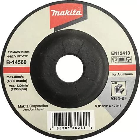 10 Discos De Desbaste Para Esmerilhadeira 115mm Makita MercadoLivre