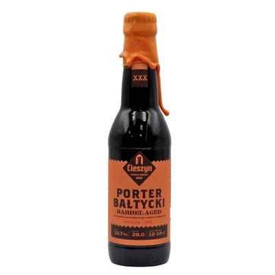 Browar Zamkowy Cieszyn Porter Bałtycki Bourbon BA butelka 330 ml