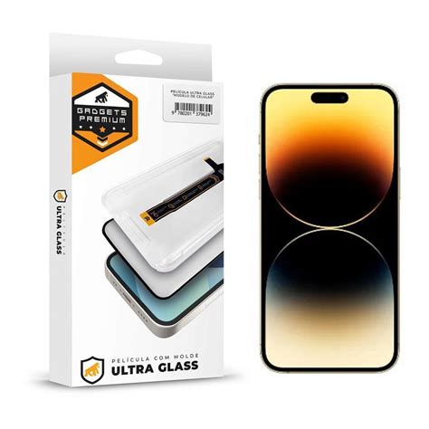 Pel Cula Para Iphone Pro Max Ultra Glass Preta Gshield Kabum