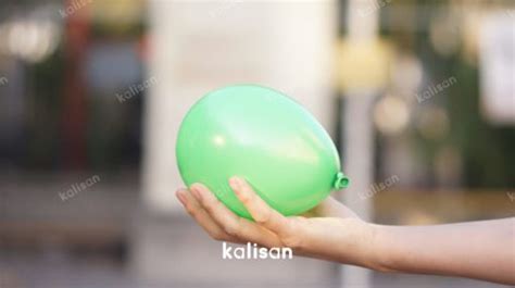 5 12 50 cm Mini Standart Çim Yeşili Renk Balon Kalisan Balon