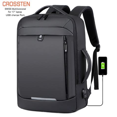 Crossten mochila para ordenador portátil de gran capacidad bolso