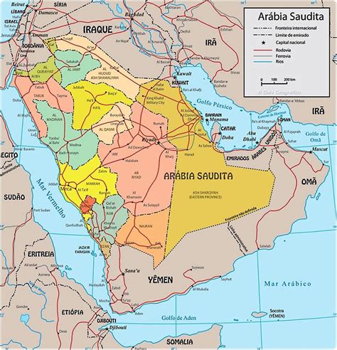 Mapa Da Arabia Saudita Fatos Interessantes E Informa Es Sobre O Pa S