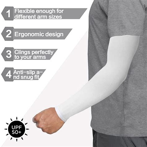 Windfall Uv Protection Arm Sleeves Upf 50 Cooling Athletic For Men And Women