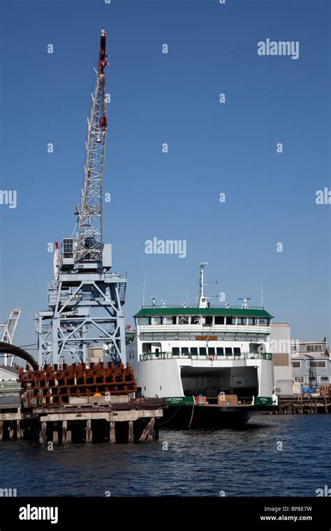 Washington State Ferry Boat Chetzemoka Under Construction At Todd