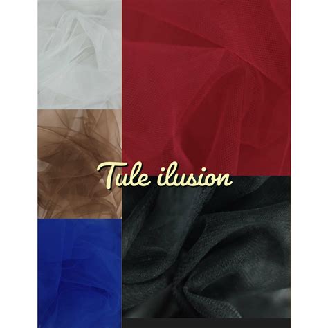 Tecido Tule Ilusion 1mx1 50m Shopee Brasil