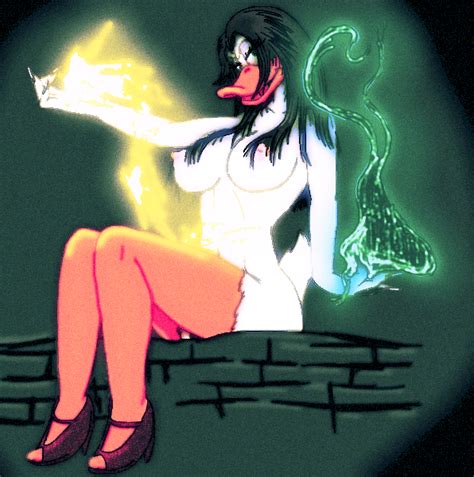 Rule 34 Anthro Black Hair Disney Duck Ducktales High Heels Magic Magica De Spell Magician