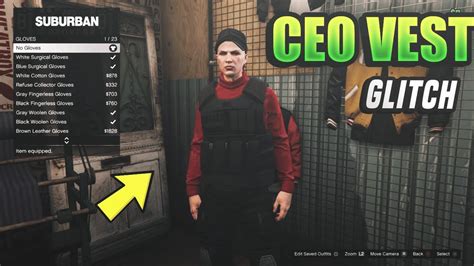 SOLO GTA 5 CEO Vest Glitch Modded Outfits 1 50 HOW TO GET CEO VEST