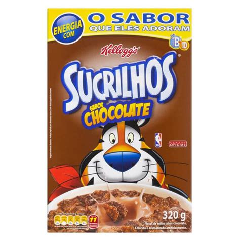 Cereal Matinal Kellogg S G Chocolate Sucrilhos Caixa Shimodinha