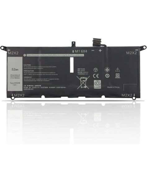 Dell Xps 13 9370 9380 7390 Dxgh8 Battery H754v Hk6n5