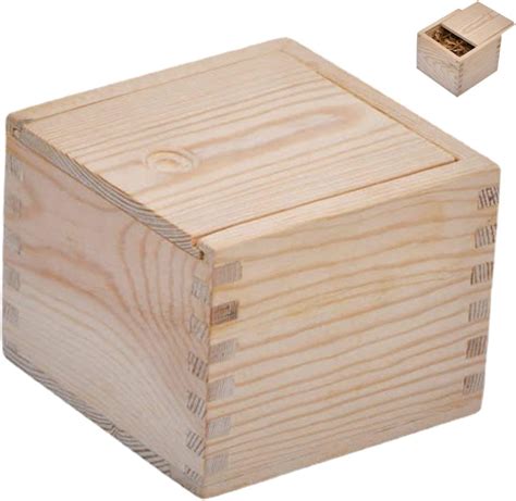 Sewacc Holzvase Box Verpackung Holzkiste Deko Schmuck Display Box