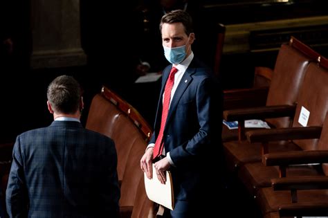 Josh Hawley Faces Blowback After Capitol Riot - The New York Times