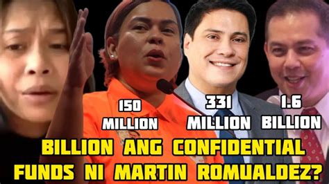 Billion Confidential Funds Ni Martin Romualdez Bakit Tahimik Ang