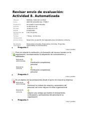 Automatizada 8 docx Revisar envío de evaluación Actividad 8