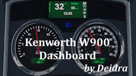 Kenworth W900 Improved Dashboard 1.0 - ATS