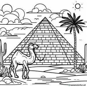 15 Coloriages De L égypte Coloriages Gratuits pour Enfants ColorFun fr