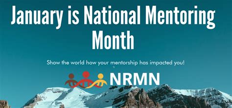 January Is National Mentoring Month Nrmnet