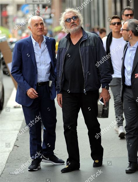 Antonio Percassi Flavio Briatore Editorial Stock Photo Stock Image