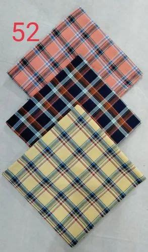 Poly Blend 58 Inch Brokan Twill Check Shirting Fabric Multicolor