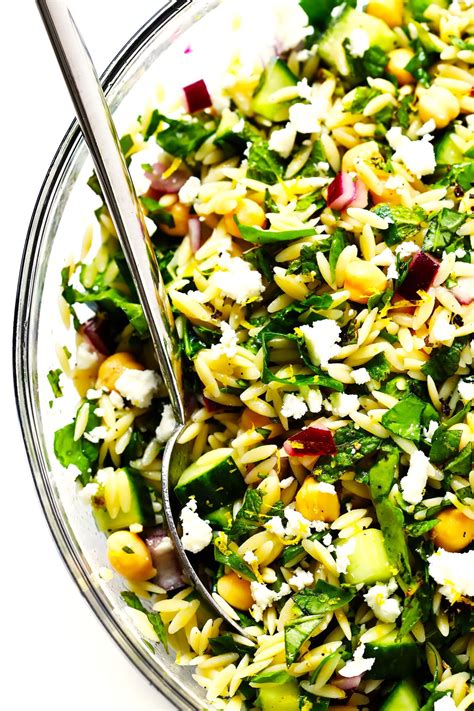 Herb Lovers Lemony Orzo Salad Gimme Some Oven