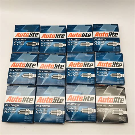 Lot Of 12 Miscellaneous Autolite Platinum Spark Plugs 48 Spark Plugs