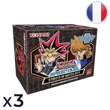 Lot De 3 Coffrets Speed Duel Rues De Bataille Ville Yu Gi Oh FR