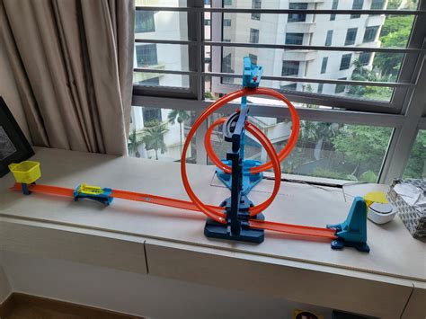 Hot Wheels Track Builder Unlimited Triple Loop Kit Hobbies Toys Toys Games On Carousell