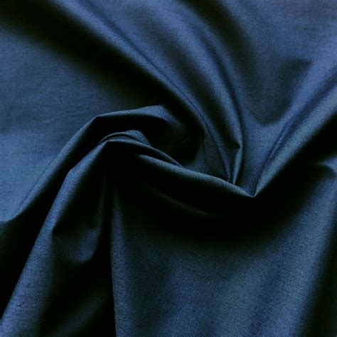 Broadcloth Fabric Polyester Cotton Blend Sapphire