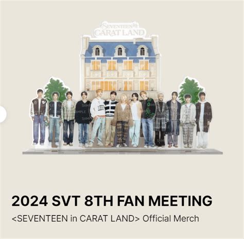 Svt Th Fan Meeting Seventeen In Carat Land Official Merch