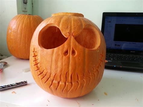 Zucche Intagliate Per Halloween Jack Skeletron Dolcissimamente