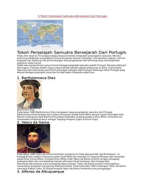 Pdf 5 Tokoh Penjelajah Samudra Bersejarah Dari Portugis Dokumentips