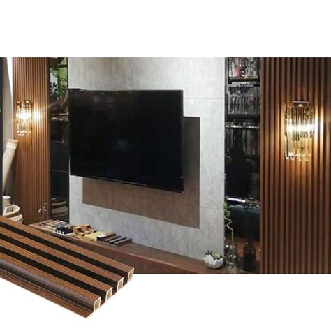 Waterproof Interior Wpc Wall Boards Pvc Wall Panel Fluted Wall Panel