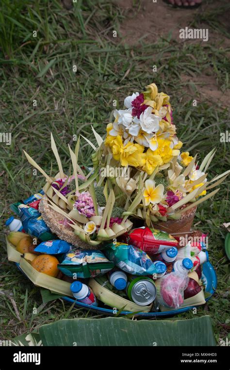 Traditional Balinese Offering Baskets Hi Res Stock Photography And