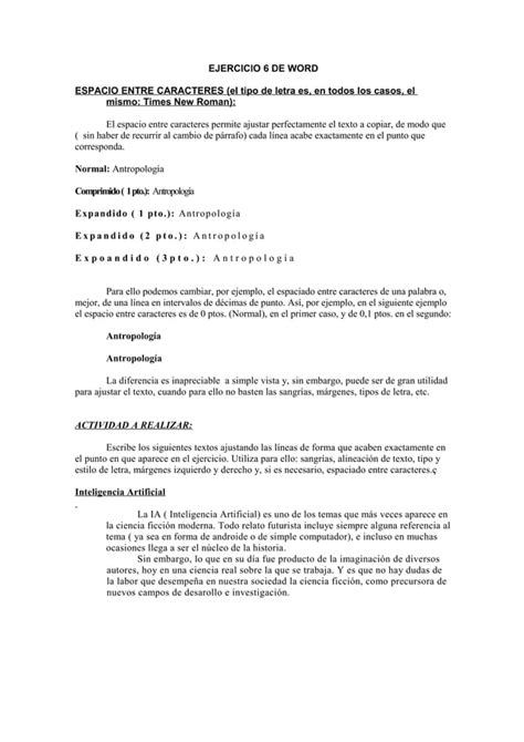 Ejercicio 6 De Word PDF