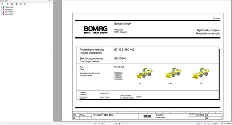 Bomag Bc Bc Drawing No Hydraulic Schematic En De Pdf