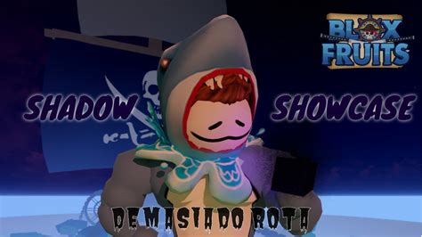 Showcase De La Fruta Shadow [blox Fruits] Youtube