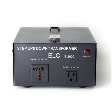 Elc T 2000 Voltage Converter Transformer Step Up Down 110v To 220v