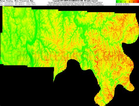 Free Meigs County Ohio Topo Maps And Elevations