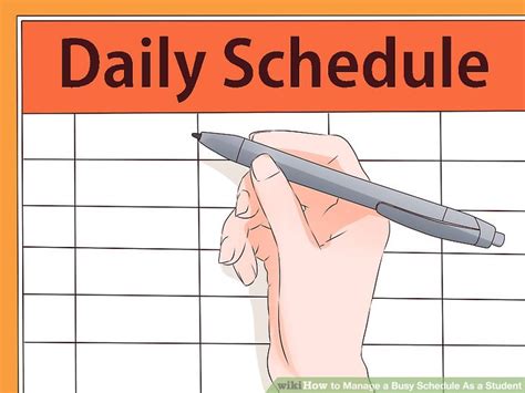 3 Ways to Manage a Busy Schedule As a Student - wikiHow