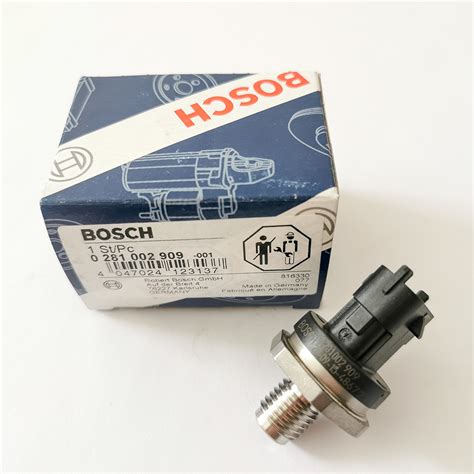 Best Bosch Original Common Rail Fuel Rail Pressure Sensor 0281002909 B Mw Citroen Fiat Hyun