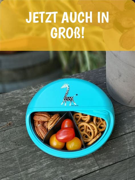 BentoDISC Lunchbox mit 5 Fächern Carl Oscar Healthy snacks