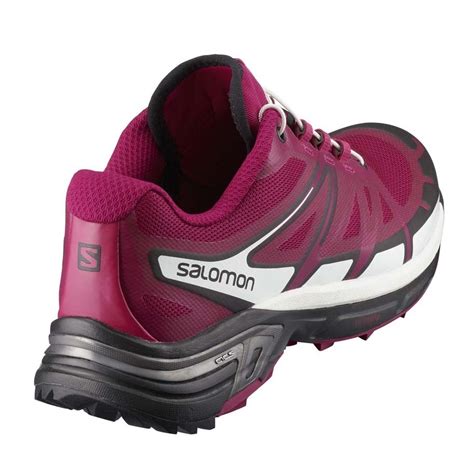 Salomon Wings Pro 2 Womens Trail Runnning Shoes Sangriablackwhite