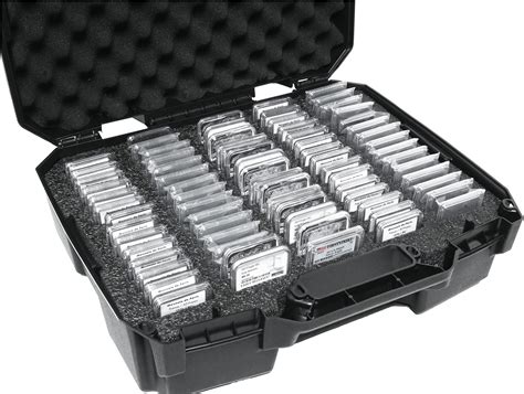 Amazon Aluminum Coin Storage Box 100 Graded Coin Slab Case