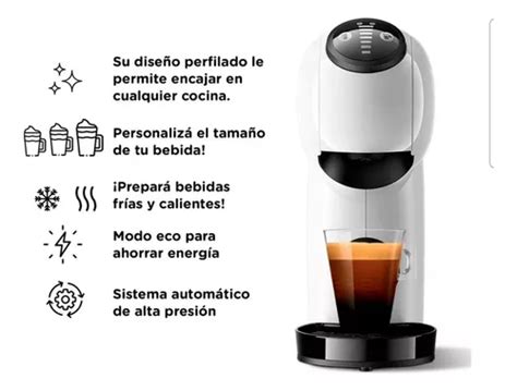 Cafetera Nescafé Moulinex Dolce Gusto Genio S Blanca en venta en Pilar