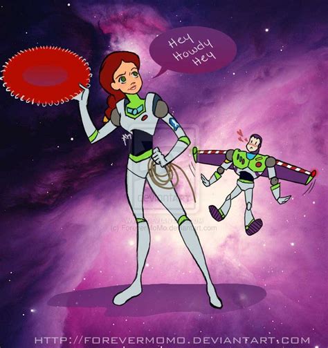 Ts Space Cadet By Forevermomo On Deviantart Pixar Characters Jessie And Buzz Disney