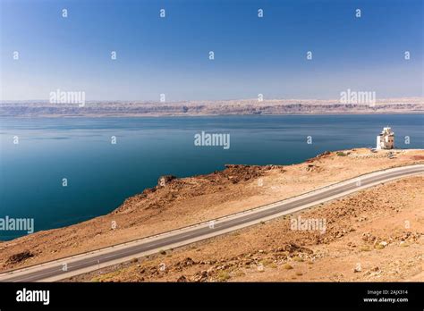 Mar muerto en la calle Ma in de Madaba al mar muerto el lugar más