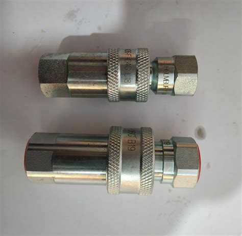 Carbon Steel Hydraulic Quick Release Coupling Qrc Size To