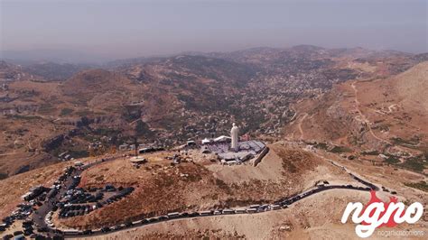 St Charbels Biggest Statue Rises High In Faraya Nogarlicnoonions