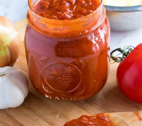 Homemade Pizza Sauce Recipe A True Taste Of Italian Food