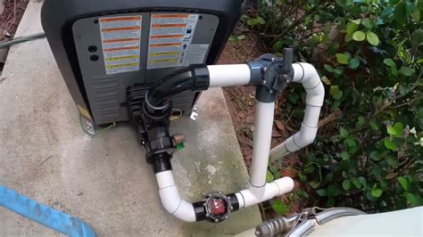 Jandy Jxi Gas Pool Heater Installation Youtube