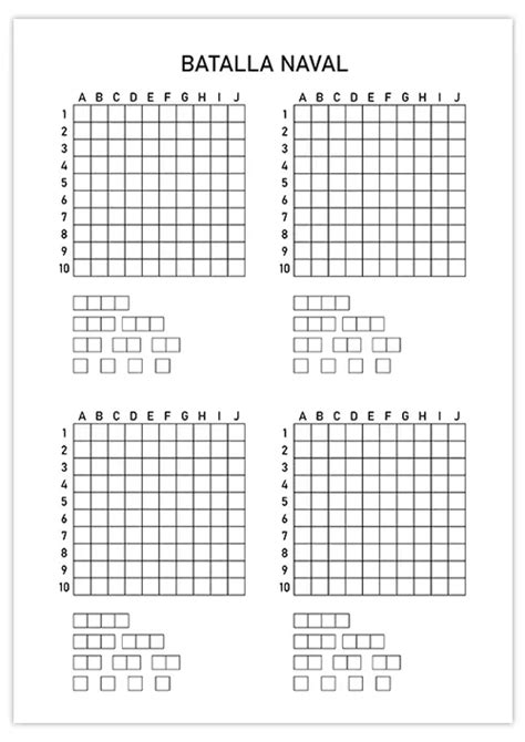 Batalla Naval Para Imprimir Freevector Ru